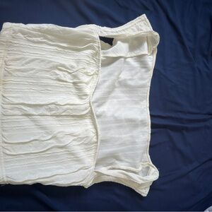 SHEIN Cream Crop Top